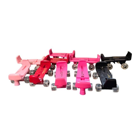 Build-A-Bear Workshop Roller Skates Pink Red & Black - Picture 4 of 9